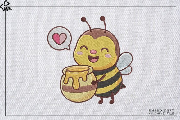 Cute Honey Bee Embroidery Design Review