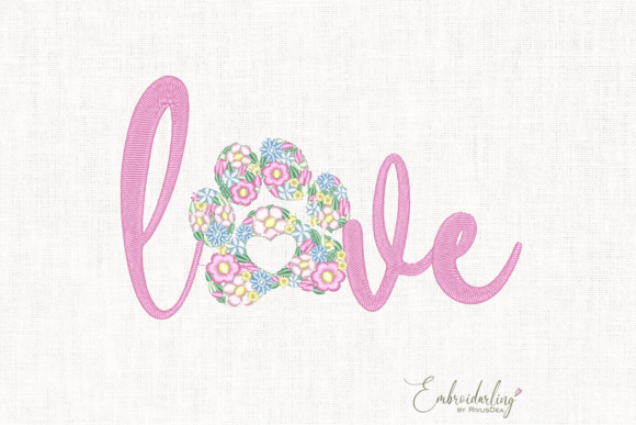 Floral Paw Print Love Embroidery Designs Review