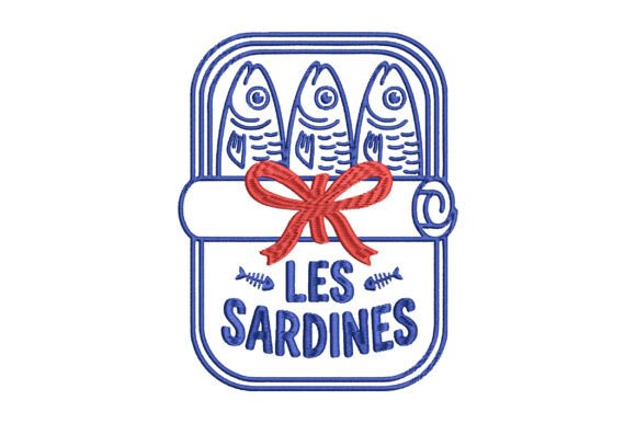 Sardines Embroidery Design Review for Boutique Sweatshirts