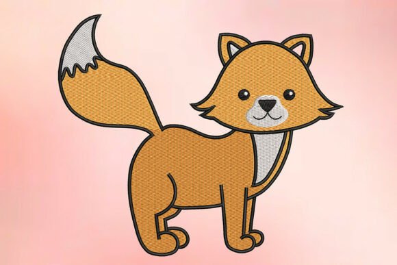 Standing Fox Embroidery Design Review for Etsy Sellers